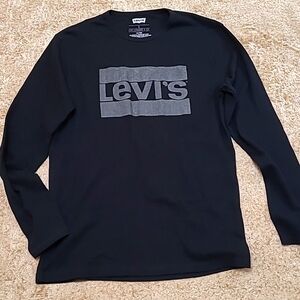 Levi's Black Thermal Long Sleeve Tee